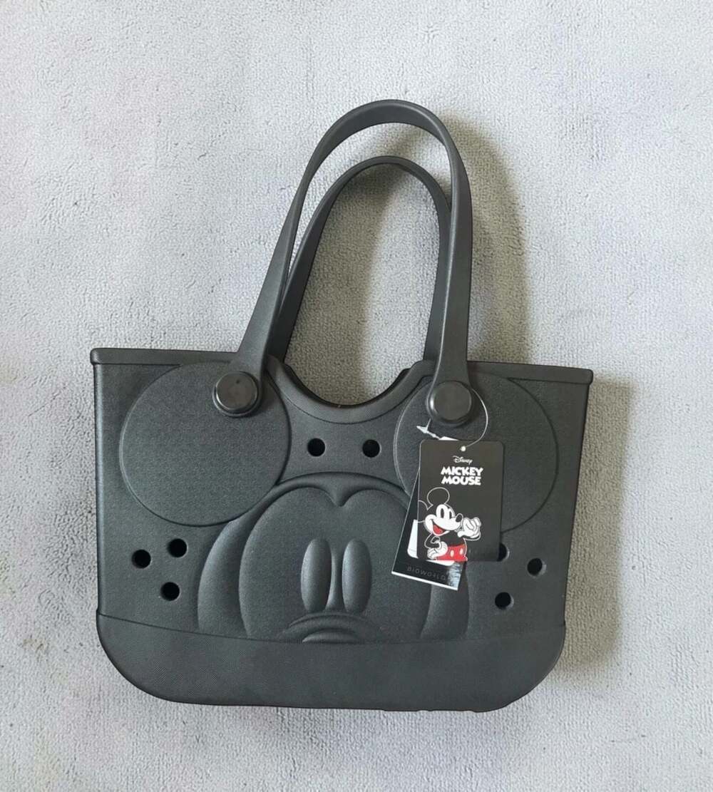 Bioworld Disney Mickey Mouse 3D Face Black Tote Bag